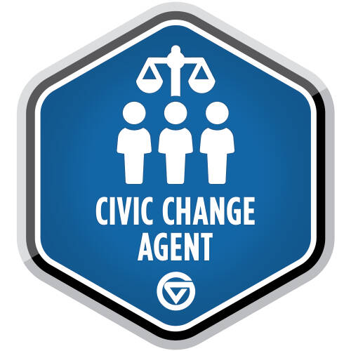 Civic Change Agent Badge